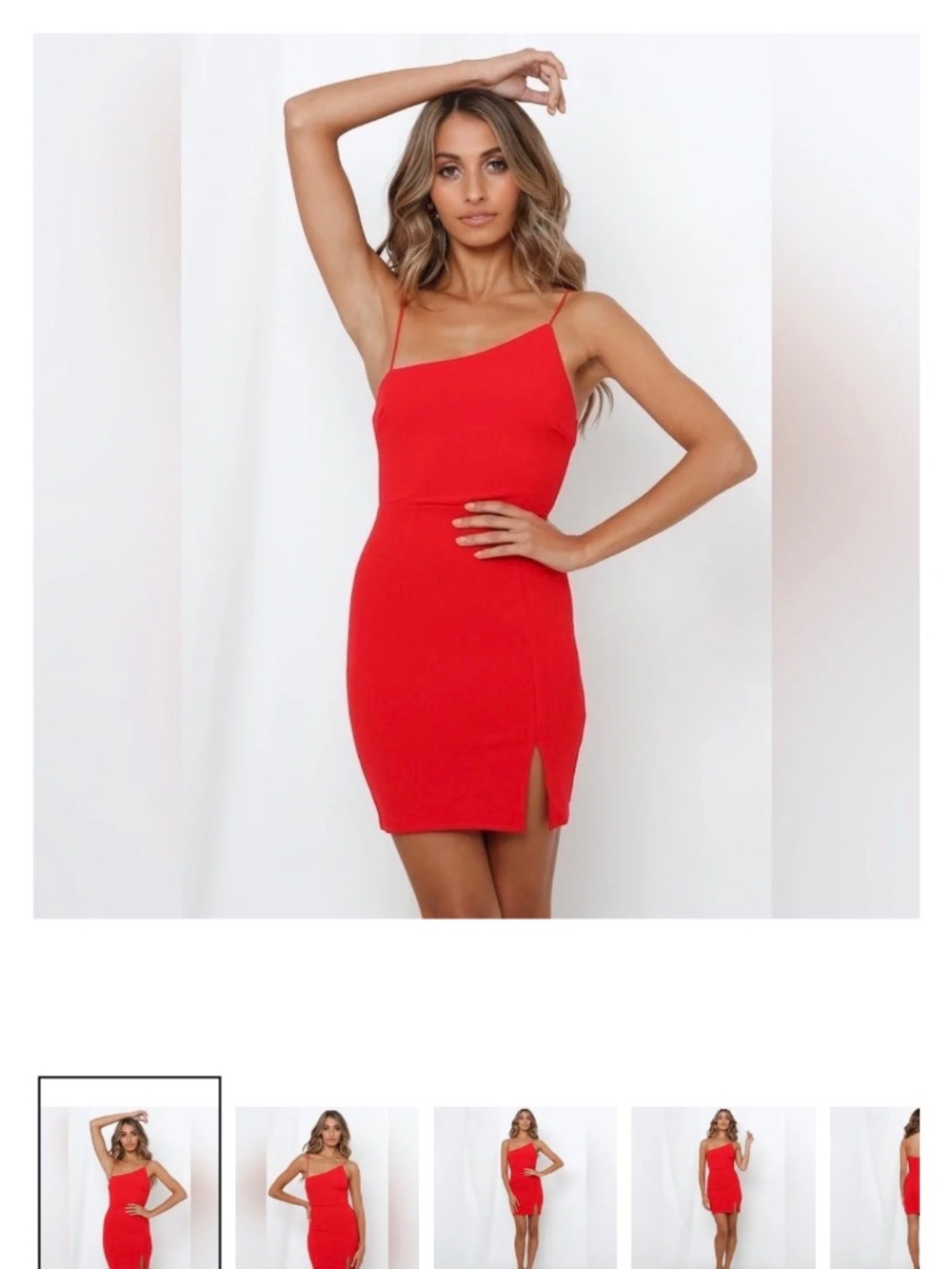 NWOT - Hello Molly Down to Disco Dress in Red - Size XS
